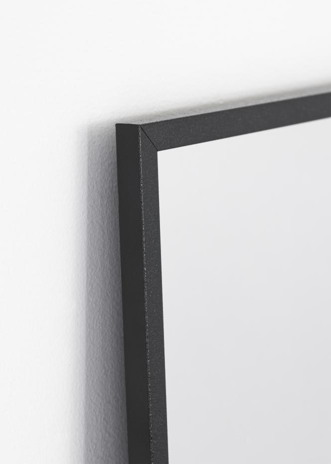 Spejl View by Lassen Sort 56x56 cm