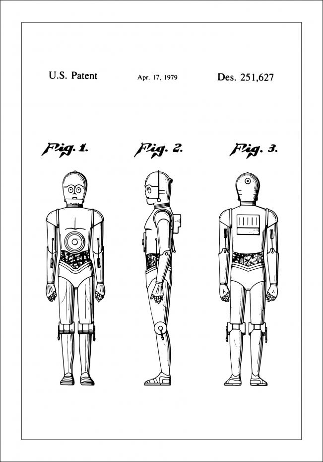 Patenttegning - Star Wars - C-3PO