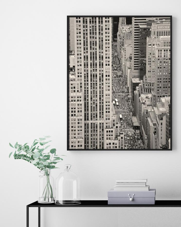 Skyscraper Black & White - 50x70 cm