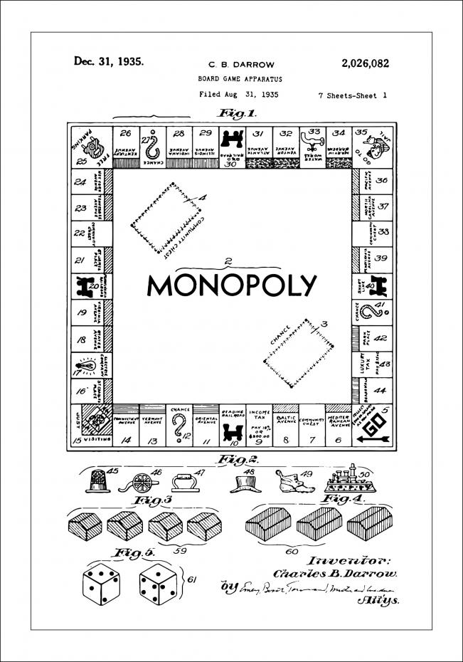 Patenttegning - Monopol I