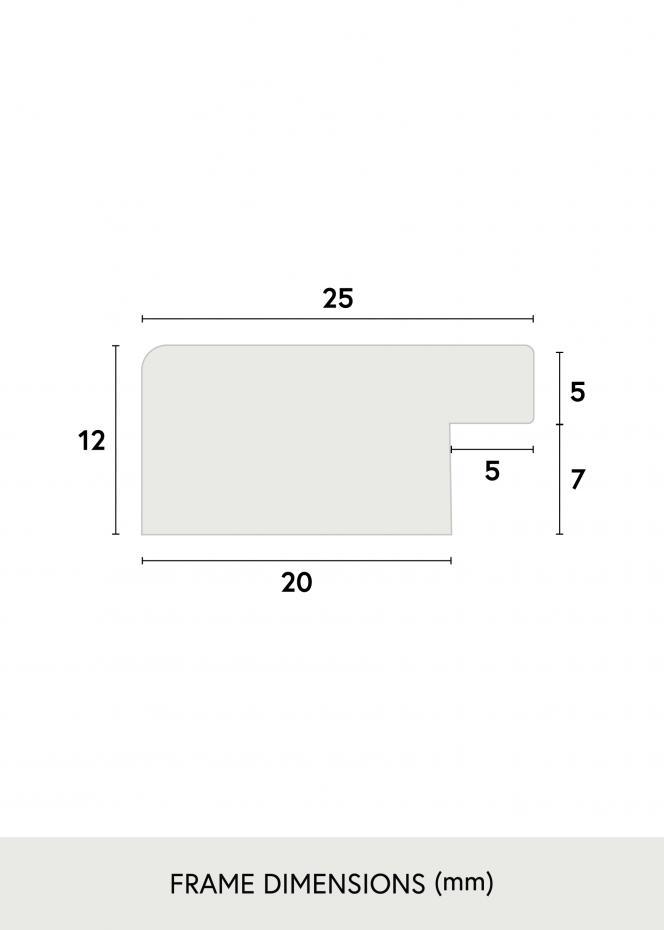 Ramme Trendline Akrylglas Brun 84,1x118,9 cm (A0)