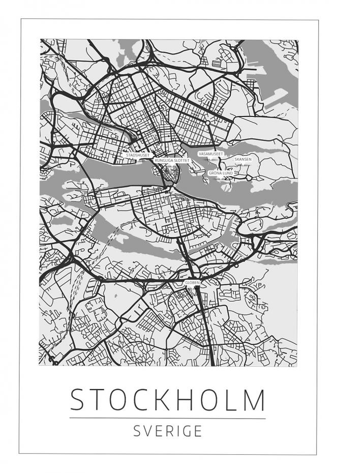 OMW Stockholm 50x70 cm
