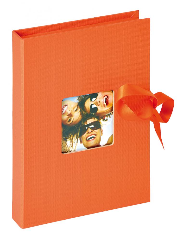 Fun Fotoboks - Orange (Kan rumme 70 stk Billeder i 10x15 / 13x18 cm format)
