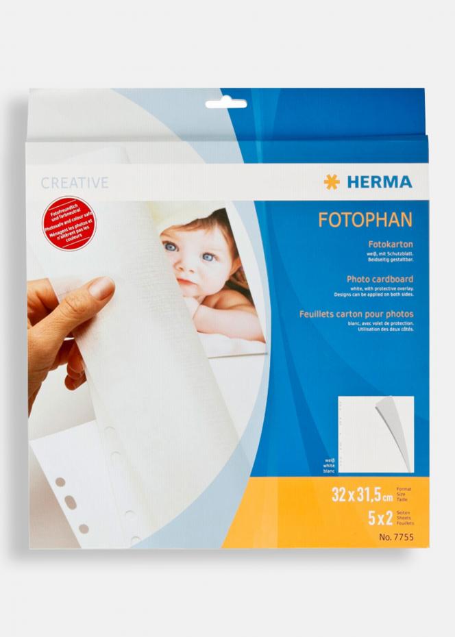 Herma Albumsider 32x31,5 cm - 5 Sider