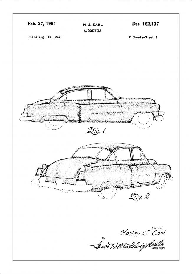 Patenttegning - Cadillac I