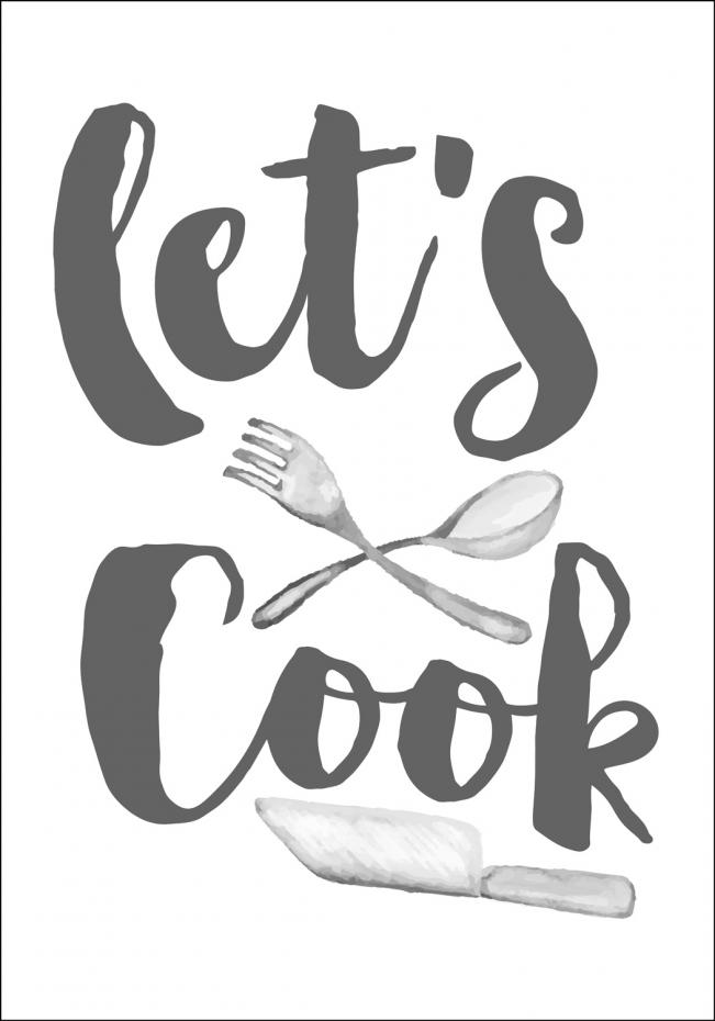Lets Cook Plakat