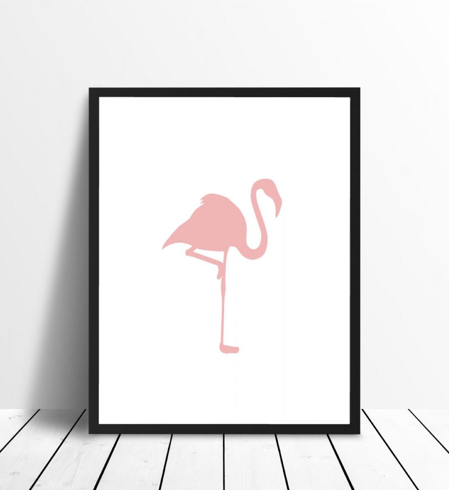 Flamingo - Puderosa Plakat