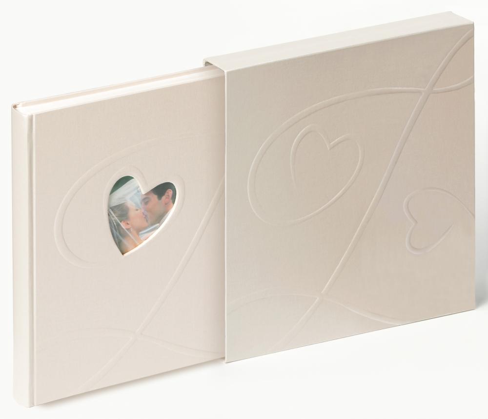 Amore Album - 34x33 cm (60 Hvide sider / 30 blade)