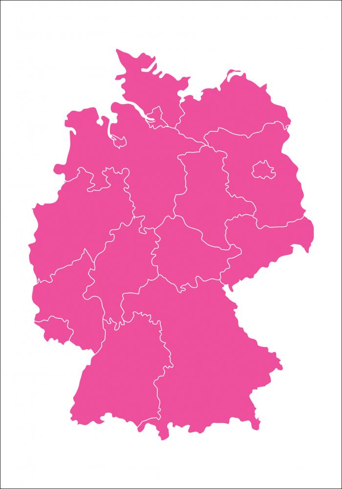 Kort - Tyskland - Rosa