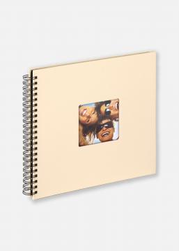 Fun Spiralalbum Creme - 30x30 cm (50 Sorte sider / 25 blade)