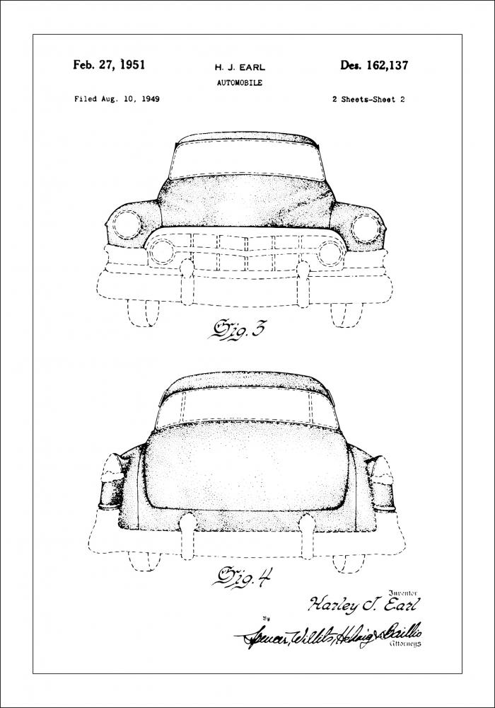 Patenttegning - Cadillac II