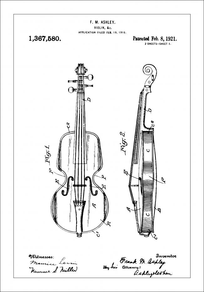 Patenttegning - Violin