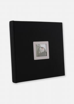 Black & White Album Sort - 26x25 cm (50 Sorte sider / 25 blade)