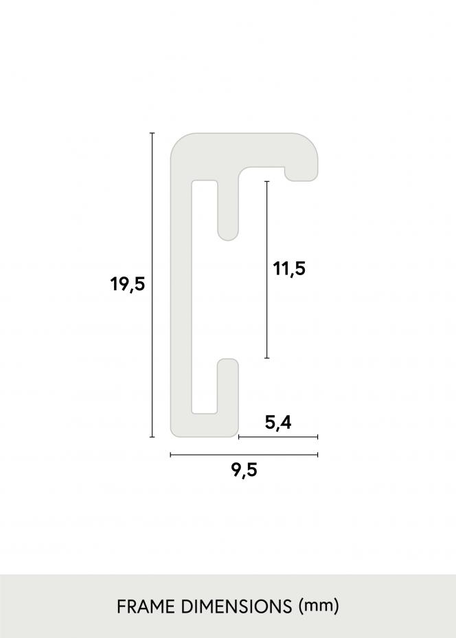 Ramme Nielsen Premium Classic Mat Sort 59,4x84 cm (A1)