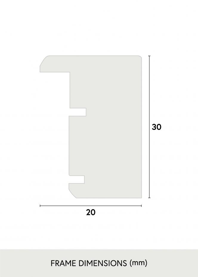 Ramme Elegant Box Brun 21x29,7 cm (A4)